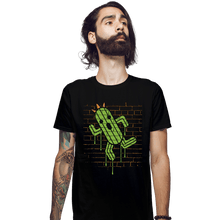 Load image into Gallery viewer, Secret_Shirts Fitted Shirts, Mens / Small / Black Cactuar Graffiti
