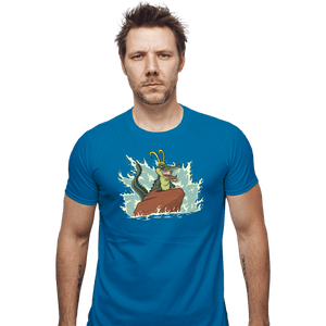 Secret_Shirts Fitted Shirts, Mens / Small / Sapphire The Little Alligator