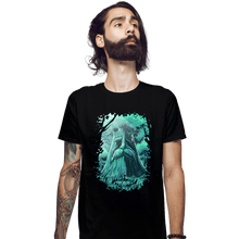 Load image into Gallery viewer, Daily_Deal_Shirts Fitted Shirts, Mens / Small / Black Hyrule Forest Hero
