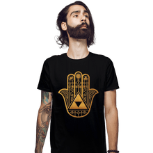 Load image into Gallery viewer, Shirts Fitted Shirts, Mens / Small / Black Legendary Hand
