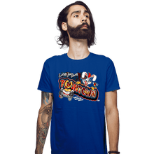 Load image into Gallery viewer, Daily_Deal_Shirts Fitted Shirts, Mens / Small / Royal Blue Every Joe Loves Toontown
