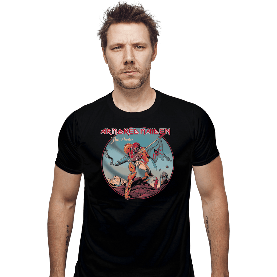 Shirts Fitted Shirts, Mens / Small / Black Armored Maiden