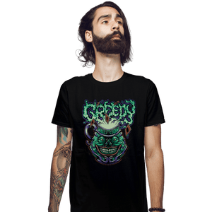 Secret_Shirts Fitted Shirts, Mens / Small / Black Pot Of Greed Card