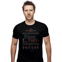 Load image into Gallery viewer, Shirts Fitted Shirts, Mens / Small / Black Silent Hill Ugly Halloween Sweater
