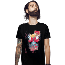 Load image into Gallery viewer, Shirts Fitted Shirts, Mens / Small / Black Sakura Spring
