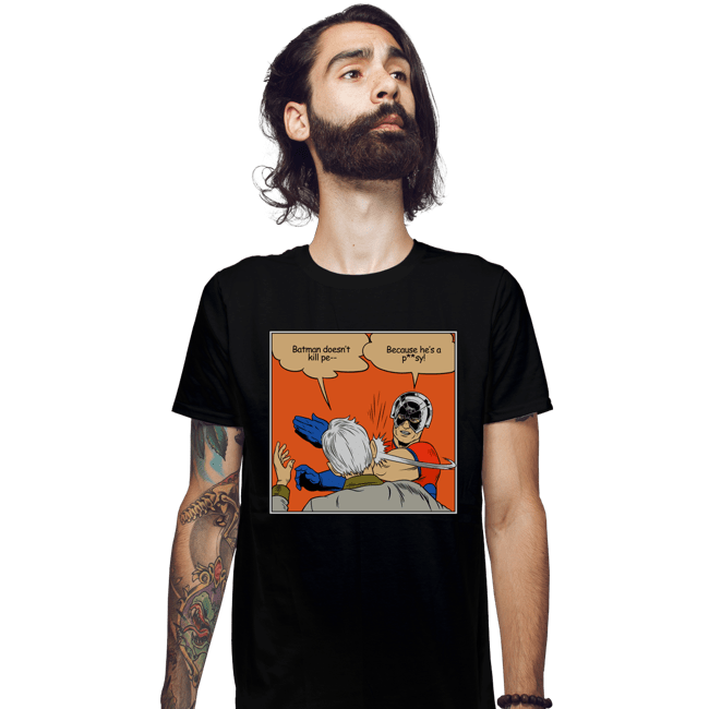 Secret_Shirts Fitted Shirts, Mens / Small / Black Peace Slap