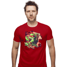 Load image into Gallery viewer, Daily_Deal_Shirts Fitted Shirts, Mens / Small / Red Toy Raph
