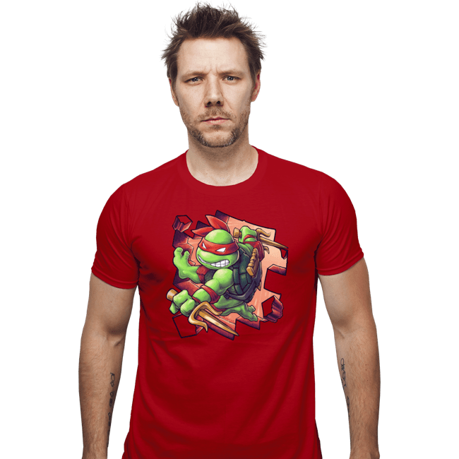 Daily_Deal_Shirts Fitted Shirts, Mens / Small / Red Toy Raph