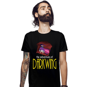 Secret_Shirts Fitted Shirts, Mens / Small / Black The Adventures Of Darkwing