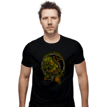 Load image into Gallery viewer, Secret_Shirts Fitted Shirts, Mens / Small / Black TMNT Mikey

