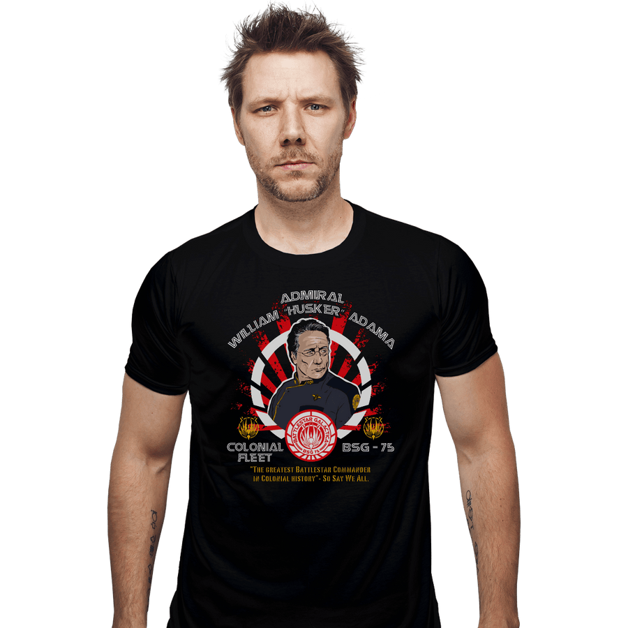 Shirts Fitted Shirts, Mens / Small / Black William Adama