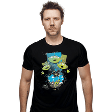Load image into Gallery viewer, Shirts Fitted Shirts, Mens / Small / Black Alien Invasion
