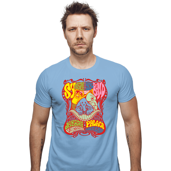 Daily_Deal_Shirts Fitted Shirts, Mens / Small / Powder Blue The Rebo Band
