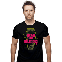 Load image into Gallery viewer, Shirts Fitted Shirts, Mens / Small / Black Dead But Delicious
