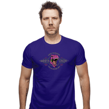 Load image into Gallery viewer, Shirts Fitted Shirts, Mens / Small / Violet Barney In Concert
