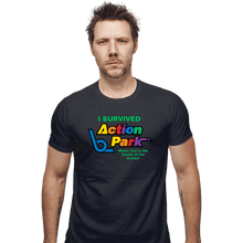 Load image into Gallery viewer, Secret_Shirts Fitted Shirts, Mens / Small / Dark Heather Action Park
