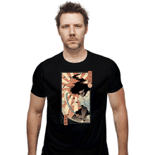 Load image into Gallery viewer, Secret_Shirts Fitted Shirts, Mens / Small / Black AfroSamurai
