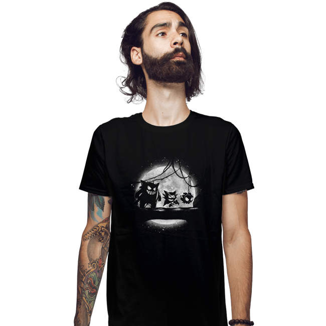 Shirts Fitted Shirts, Mens / Small / Black Moonlight Ghost Types