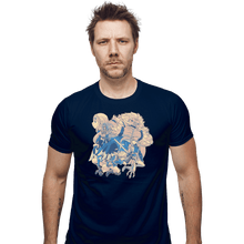 Load image into Gallery viewer, Shirts Fitted Shirts, Mens / Small / Navy Wild Heroes
