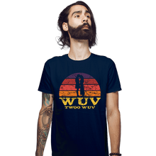 Load image into Gallery viewer, Daily_Deal_Shirts Fitted Shirts, Mens / Small / Navy Twoo Wuv
