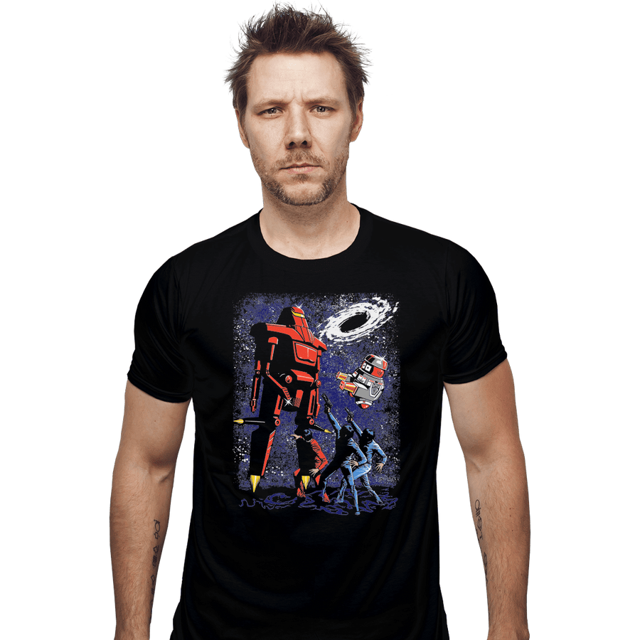 Shirts Fitted Shirts, Mens / Small / Black Killer Space Robot