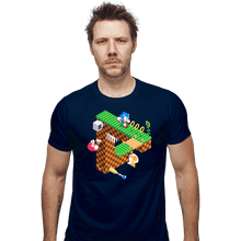 Load image into Gallery viewer, Secret_Shirts Fitted Shirts, Mens / Small / Navy Sonic Penrose

