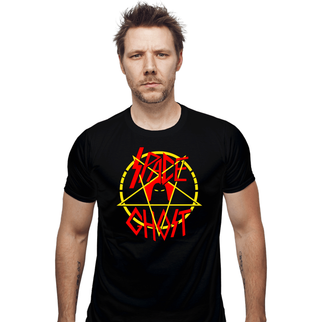 Daily_Deal_Shirts Fitted Shirts, Mens / Small / Black Space Slayer