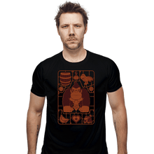 Load image into Gallery viewer, Daily_Deal_Shirts Fitted Shirts, Mens / Small / Black Donkey Kong Model Sprue
