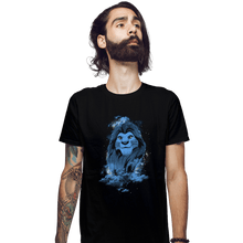 Load image into Gallery viewer, Shirts Fitted Shirts, Mens / Small / Black The Lion
