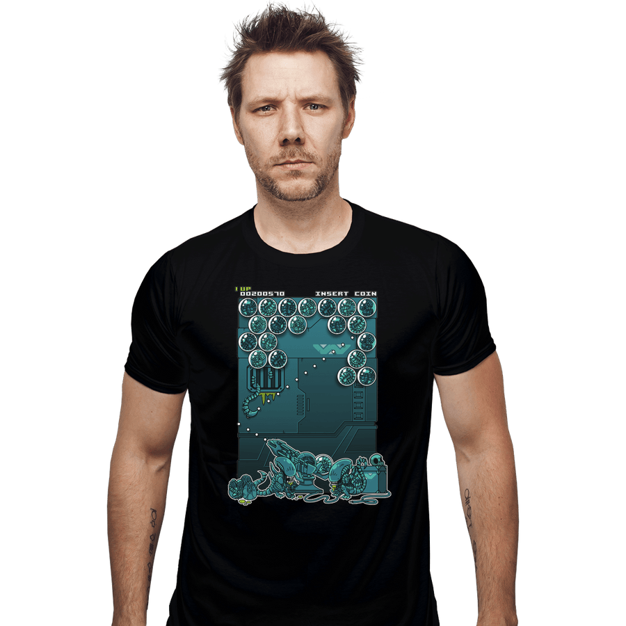 Shirts Fitted Shirts, Mens / Small / Black Alien Bobble