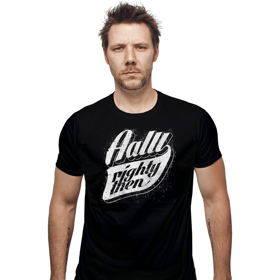 Shirts Fitted Shirts, Mens / Small / Black Aalll-Righty-Then