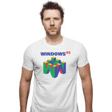 Load image into Gallery viewer, Shirts Fitted Shirts, Mens / Small / White Operating System
