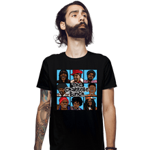 Load image into Gallery viewer, Secret_Shirts Fitted Shirts, Mens / Small / Black Chappelle Bunch
