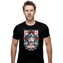 Load image into Gallery viewer, Shirts Fitted Shirts, Mens / Small / Black Samurai Trooper

