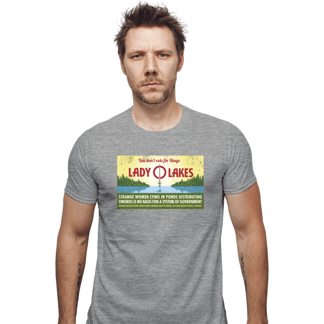Daily_Deal_Shirts Fitted Shirts, Mens / Small / Sports Grey Lady O Lakes Butter