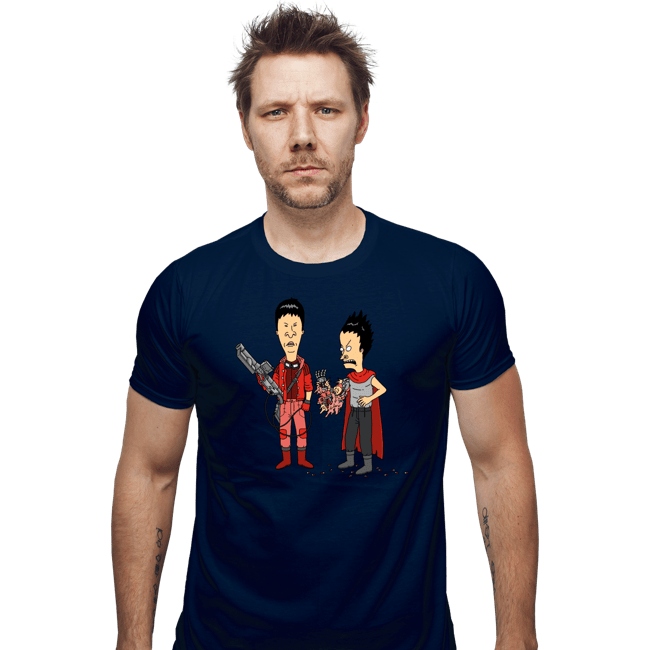 Daily_Deal_Shirts Fitted Shirts, Mens / Small / Navy Cyberpunk Is Cool
