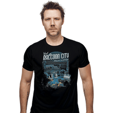 Load image into Gallery viewer, Shirts Fitted Shirts, Mens / Small / Black Visit Raccoon City
