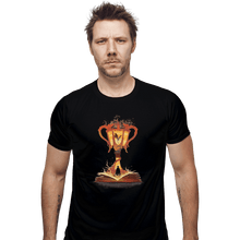Load image into Gallery viewer, Shirts Fitted Shirts, Mens / Small / Black The 4th Book Of Magic
