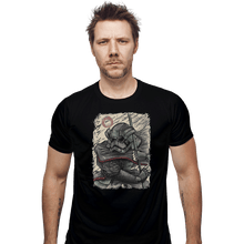 Load image into Gallery viewer, Shirts Fitted Shirts, Mens / Small / Black The Samurai Captain
