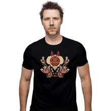 Load image into Gallery viewer, Shirts Fitted Shirts, Mens / Small / Black Mononoke Deco
