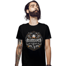 Load image into Gallery viewer, Shirts Fitted Shirts, Mens / Small / Black Boardgamer
