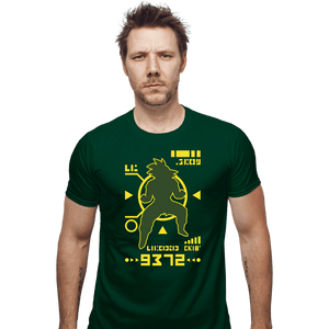 Shirts Fitted Shirts, Mens / Small / Irish Green Saiyan Power Over 9000