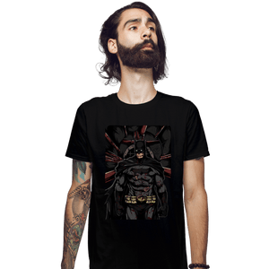Secret_Shirts Fitted Shirts, Mens / Small / Black Dark Bat