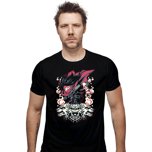 Secret_Shirts Fitted Shirts, Mens / Small / Black FF7 Cerberus