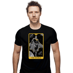 Daily_Deal_Shirts Fitted Shirts, Mens / Small / Black JL Tarot - The World