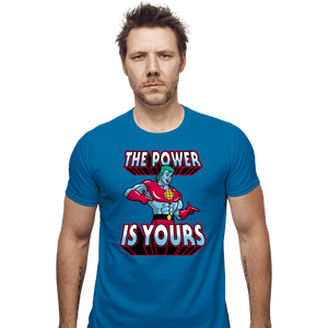 Shirts Fitted Shirts, Mens / Small / Sapphire The Power Is Yours