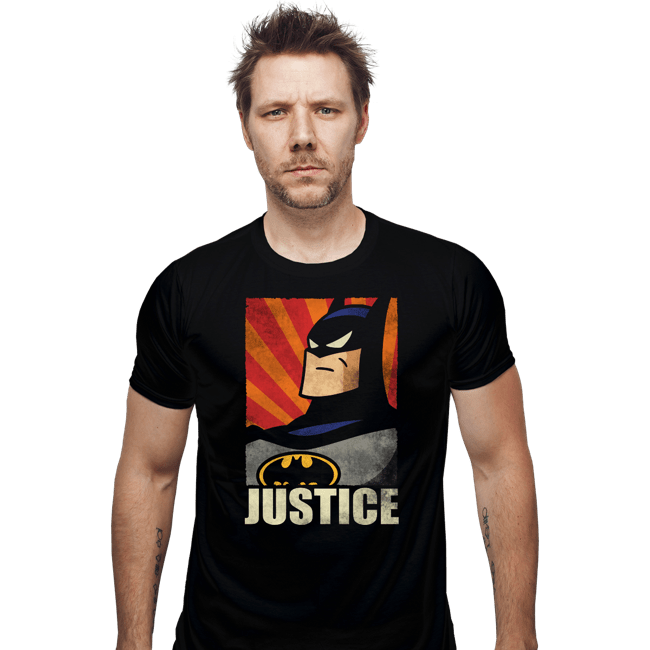 Shirts Fitted Shirts, Mens / Small / Black Bat Justice