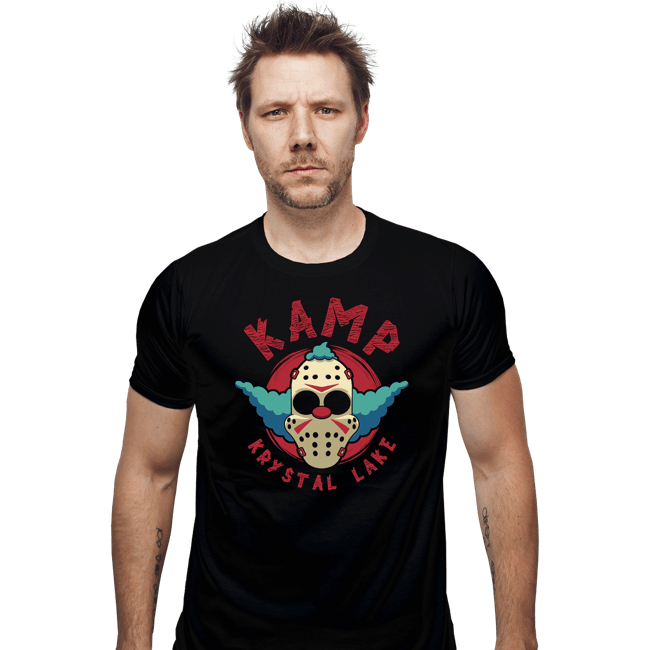 Daily_Deal_Shirts Fitted Shirts, Mens / Small / Black Kamp Krystal Lake
