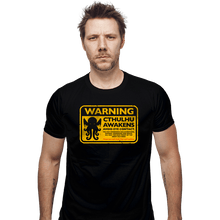 Load image into Gallery viewer, Daily_Deal_Shirts Fitted Shirts, Mens / Small / Black Cthulhu Warning
