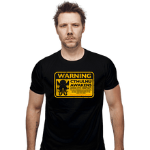 Load image into Gallery viewer, Daily_Deal_Shirts Fitted Shirts, Mens / Small / Black Cthulhu Warning
